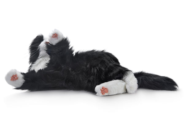 Joy For All- Robotic Black & White Tuxedo Cat Companion Pet