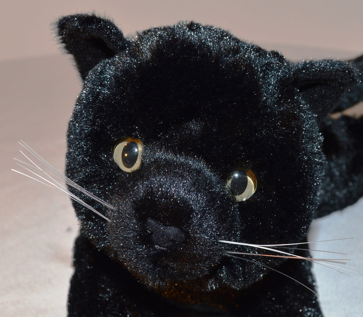 Black Kitty Stuffed Toy for Seniors and People with Alzheimer s