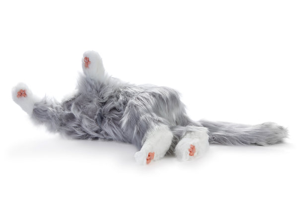 Joy For All- Robotic Silver Cat Companion Pet- NEW W/ DAMAGED BOX
