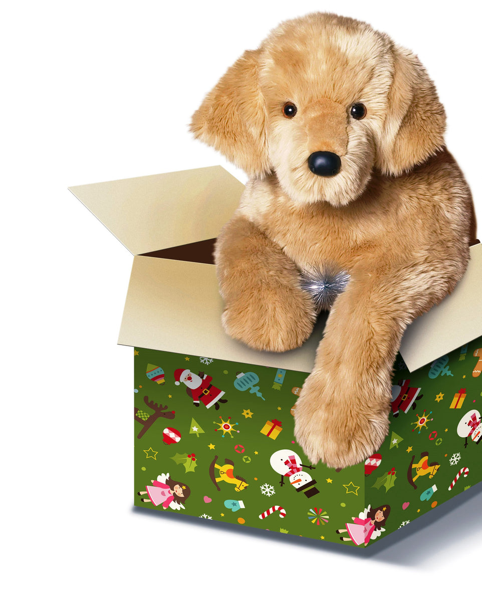 Golden Retriever Stuffed Toy for Seniors and People with