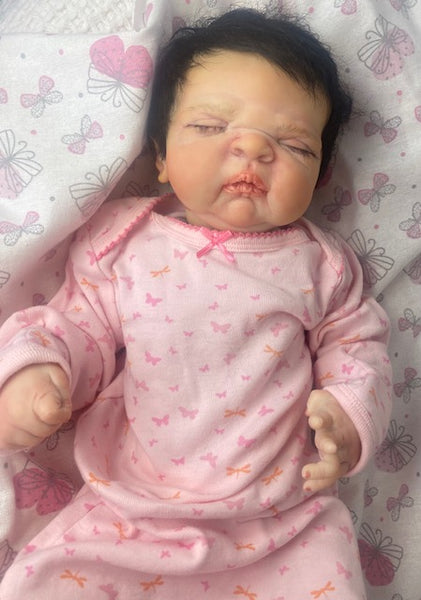 AVAILABLE NOW-  Vinyl Reborn Baby "Maggie"- Full Bodied- For Alzheimer's, Special Needs and Kids