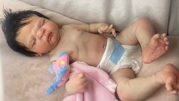 AVAILABLE NOW-  Vinyl Reborn Baby "Maggie"- Full Bodied- For Alzheimer's, Special Needs and Kids