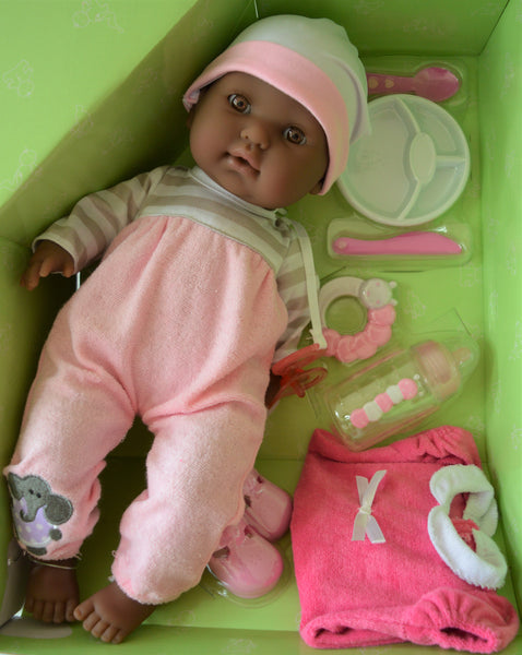 Baby Girl "Kirara" w/ OPEN & CLOSE eyes- 10 pc gift set- Doll Therapy