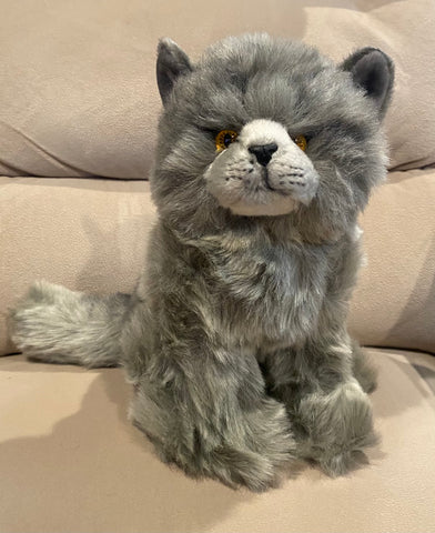 Grey Sitting Kitty Companion