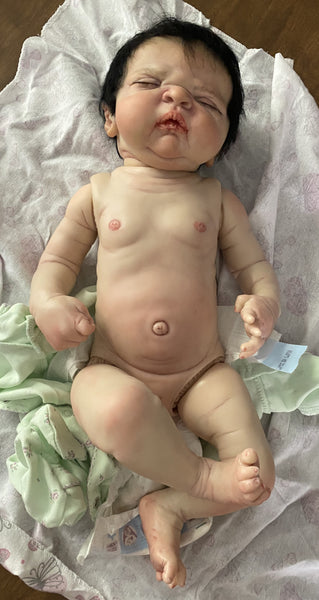 AVAILABLE NOW-  Vinyl Reborn Baby "Maggie"- Full Bodied- For Alzheimer's, Special Needs and Kids