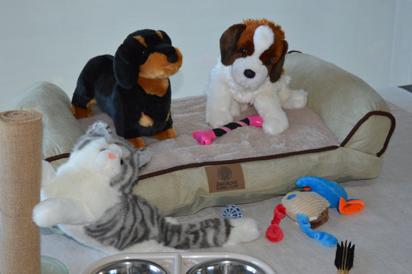 Pet Shop Kit with 3 Memorable Pets for People with Alzheimer's and Memory Care Activity Areas