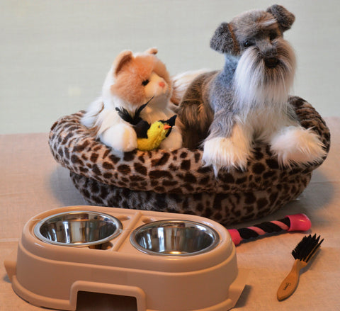 Pet Shop Kit with 2 Memorable Pets for People with Alzheimer's and Memory Care Activity Areas