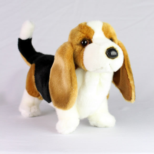 Beagle Hound Stuffed Toy Dog for Seniors and People with Alzheimer's –  Memorable Pets