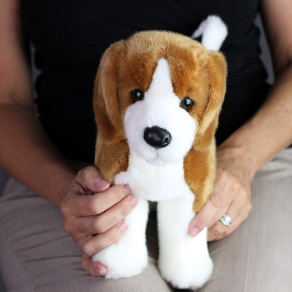 VIAHART Burkham The Beagle - 14 Inch Stuffed Animal Plush - by Tiger Tale  Toys