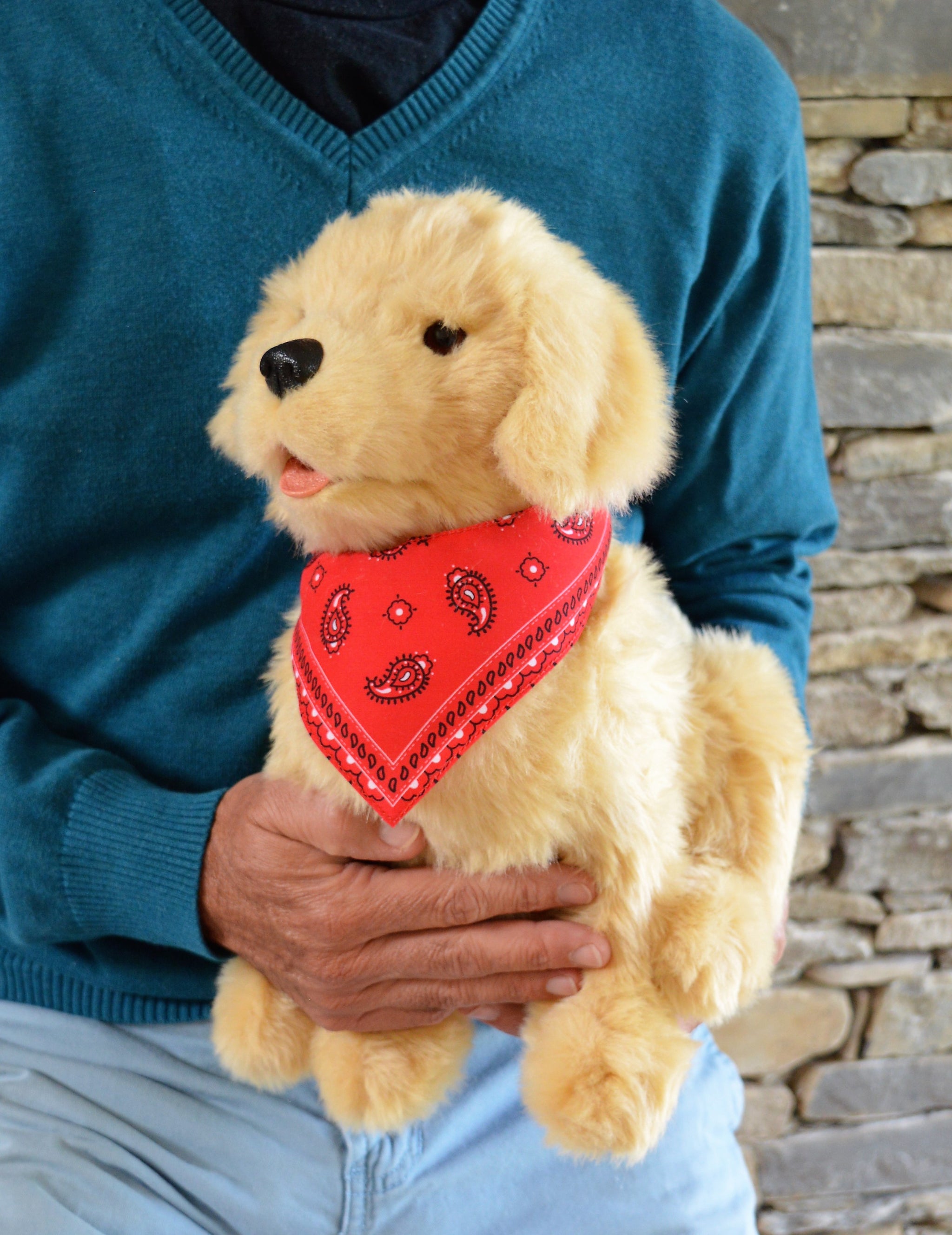 NEW Joy For All Freckled Robotic Dog Companion Pet for Alzheimer's