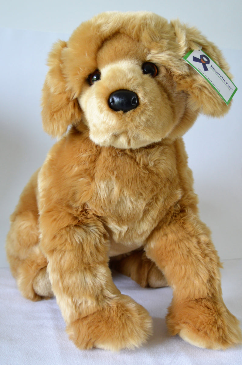 Large Golden Retriever Stuffed Toy for Seniors and People w Alzheimers ...