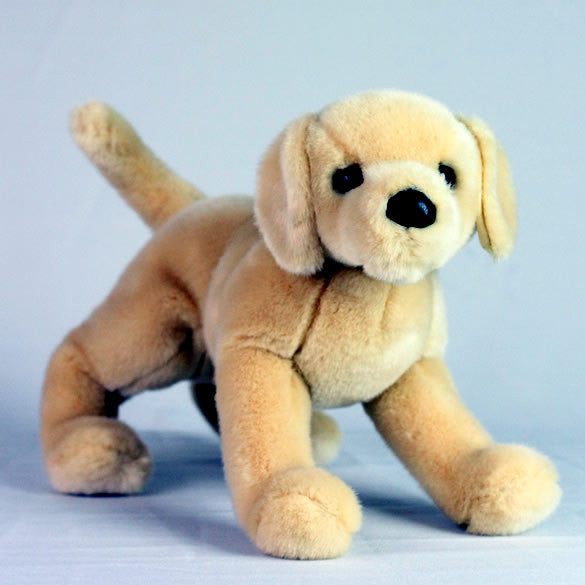 Yellow Lab Dog Stuffed Toy for Seniors and People with Alzheimer s Memorable Pets