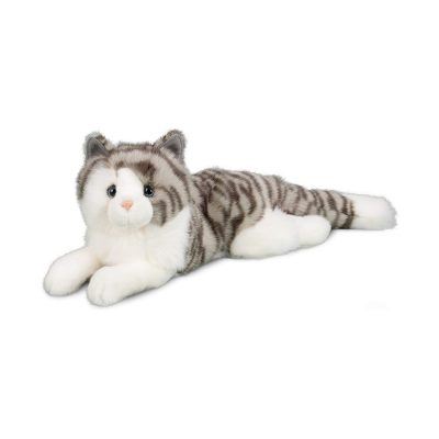 Grey and White Tiger Striped Cat Companion