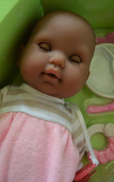 Baby Girl "Kirara" w/ OPEN & CLOSE eyes- 10 pc gift set- Doll Therapy