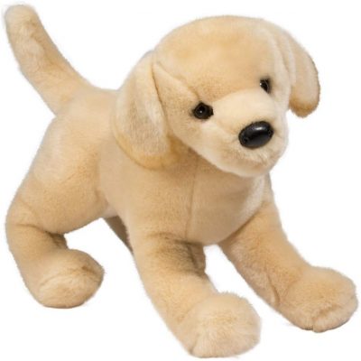 Yellow Lab Dog Stuffed Toy for Seniors and People with Alzheimer's