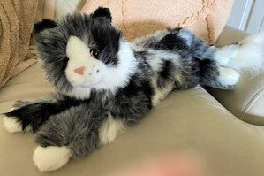 Deluxe Grey Tiger Cat Companion