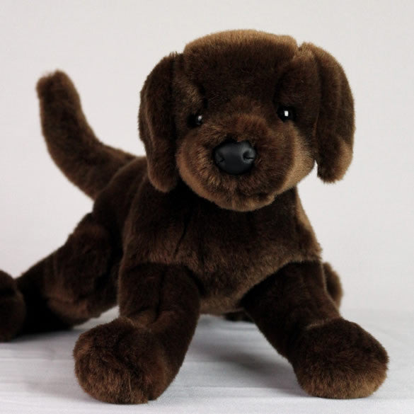 Chocolate Labrador Stuffed Toy for Seniors and People with Alzheimer s Memorable Pets