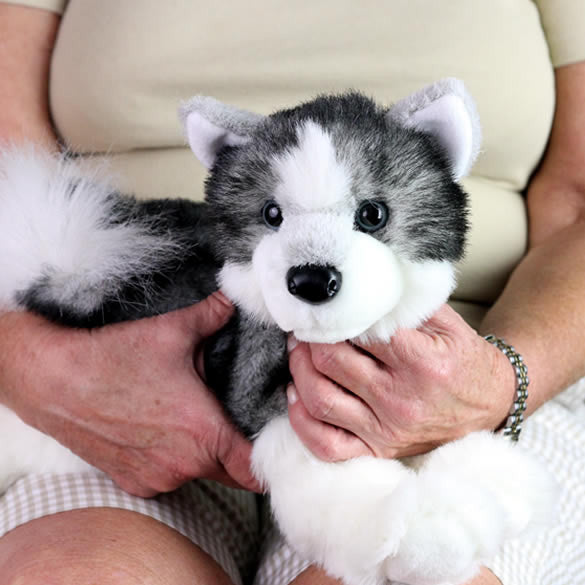 Husky stuffed dog on sale